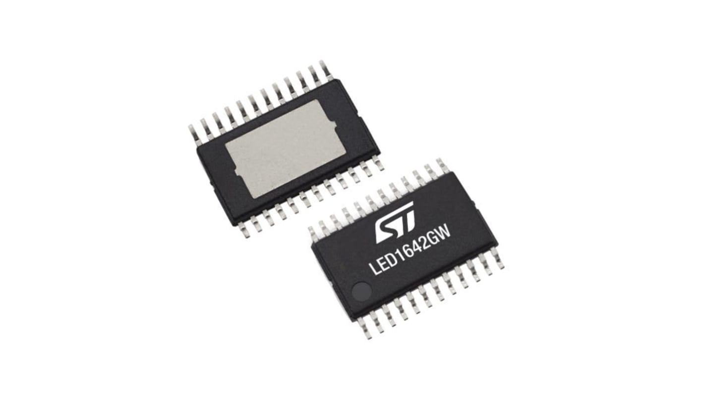 STMicroelectronics 通用驱动器, TSSOP24, 24针, 3 → 5.5V电源, 40 mA输出