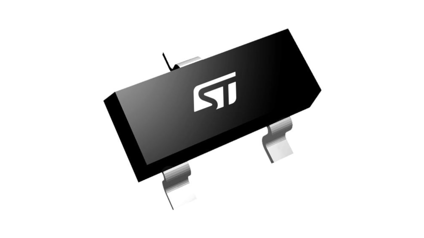 STMicroelectronics Adjustable Shunt Voltage Reference 1.24 - 18V 0.5% 3-Pin SOT-23, TLVH431MIL3T