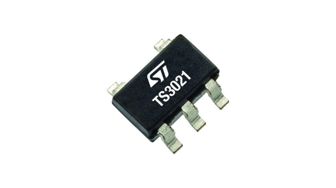 TS3021ILT STMicroelectronics, Comparator, Push-Pull O/P, 5.5 V 5-Pin SOT 23-5