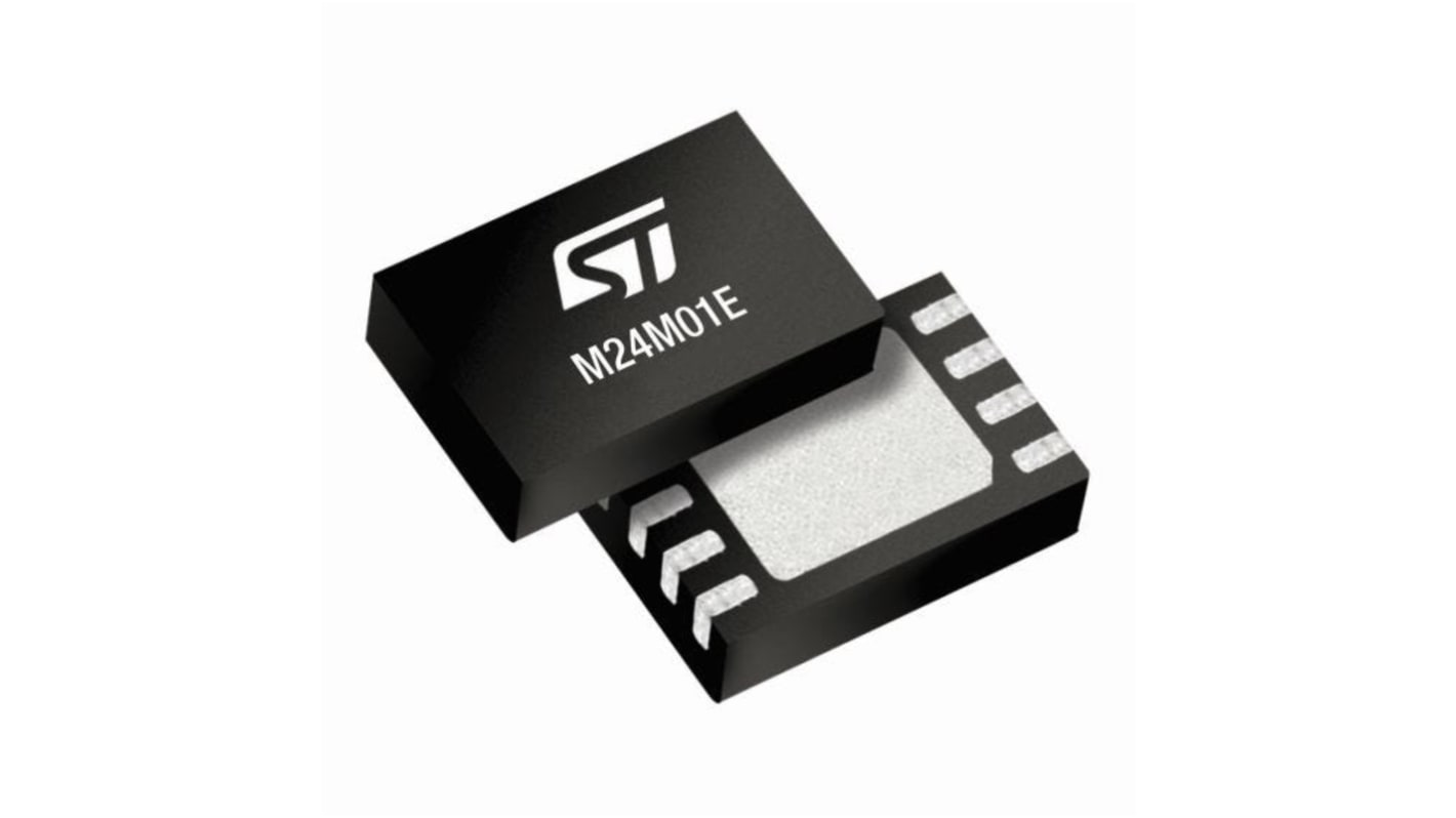 STMicroelectronics 1MBEEPROM芯片, I2C接口, UFDFPN8.封装, 8引脚, 贴片安装
