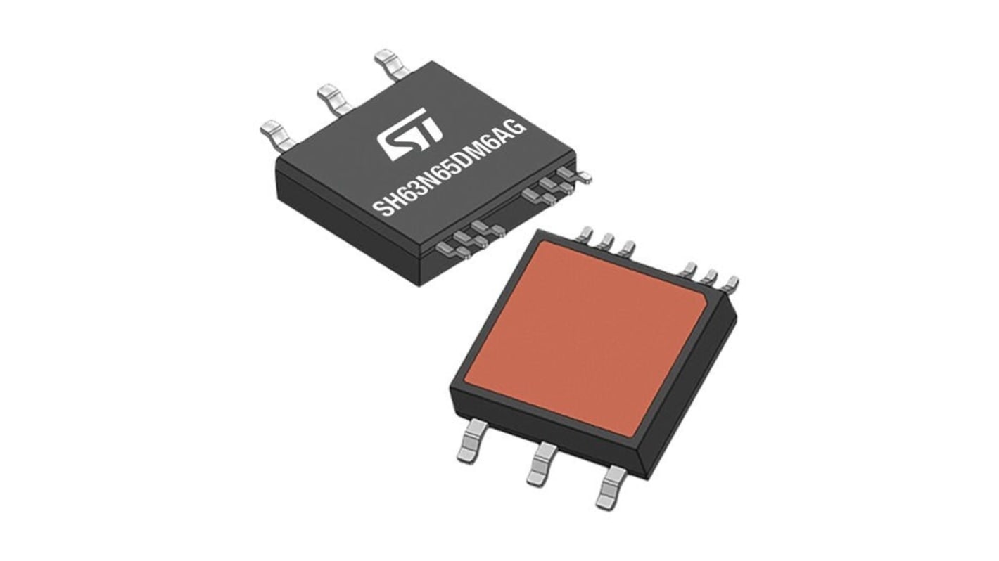 STMicroelectronics MDmesh DM6 Dual N-Channel MOSFET, 53 A, 650 V, 8-Pin ACEPACK SMIT SH63N65DM6AG