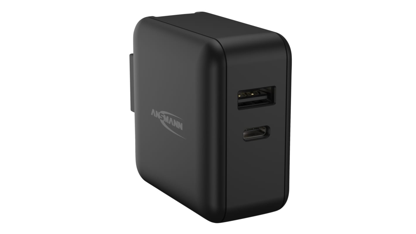 Ansmann 30W Plug-In AC/DC Adapter 5 ⭢ 20V dc Output, 1.5 A, 2.5 A, 2 A, 3 A Output