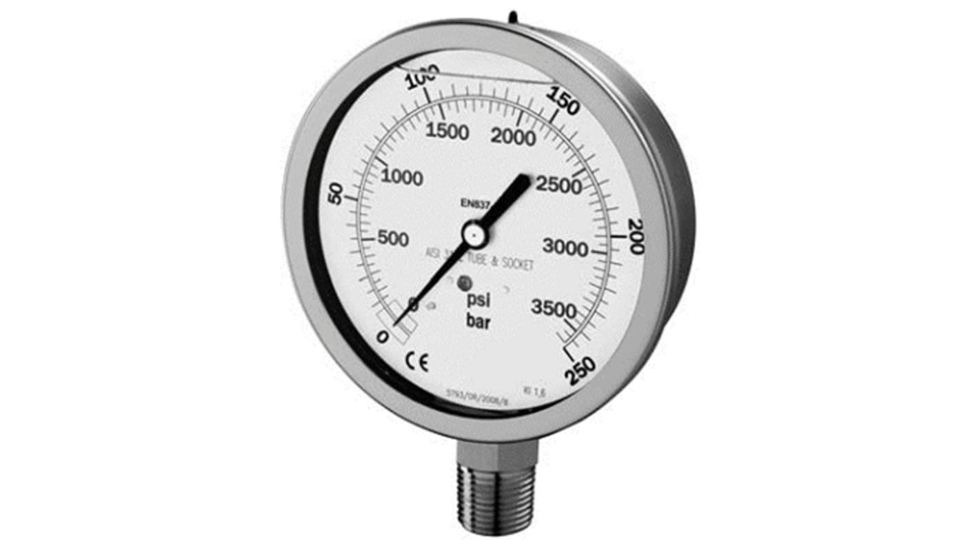 Manometr 100mm BSP 1/2cal