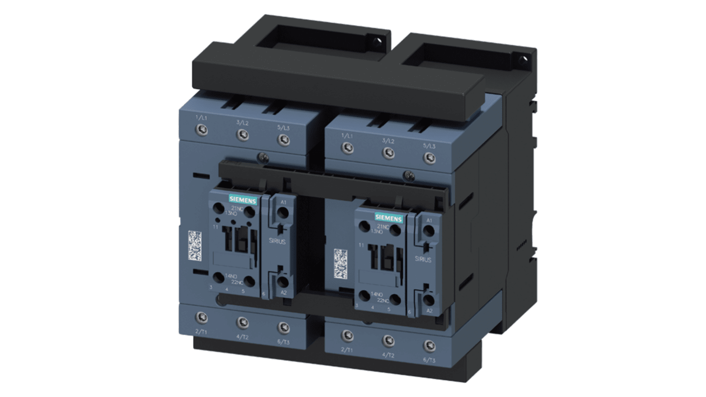 Stycznik 20 → 33 V AC/DC Siemens styki: 3 55 kW 58 A 2 x 1 NO 3RA2345-8XE30-1NB3