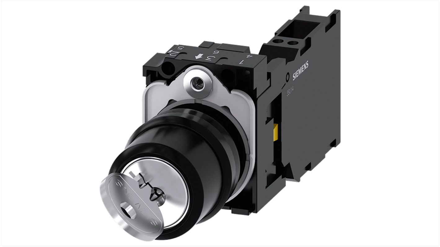 Siemens IP66, IP67, IP69(IP69K) Key Switch 2-Way Flat-Key