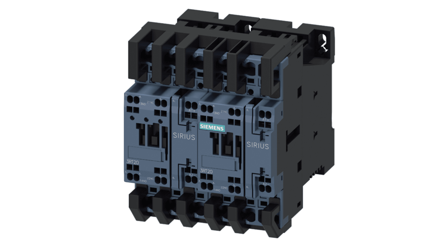 Stycznik 24 V DC Siemens styki: 3 18,8 kW 21 A 2 x 1 NO 3RA2327-8XE30-2BB4
