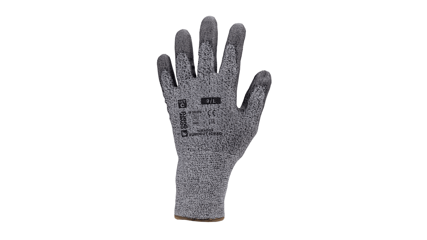 Guanti Coverguard 1CRAG, Tg. 8, in Elastan, Poliestere, col. Grigio