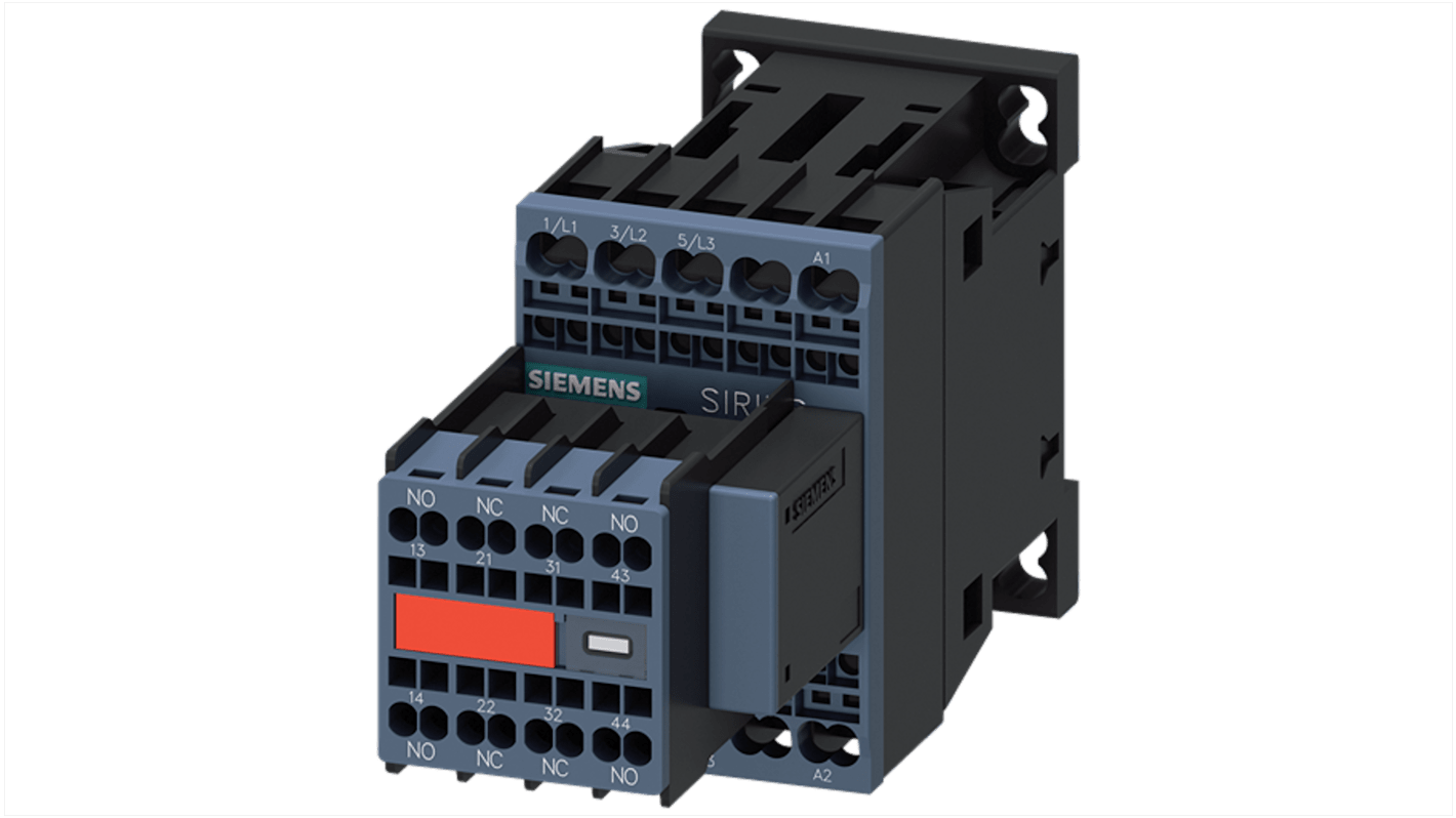 Stycznik 230 V Siemens styki: 3 5,5 kW 12 A 3NO/1NC 3RT2017-2CP04-3MA0