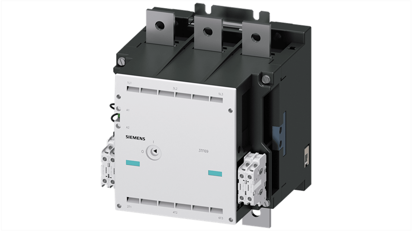 Stycznik 200 → 240 V AC Siemens styki: 3 335 kW 630 A 4NC + 4NO 3TF6944-0CM7