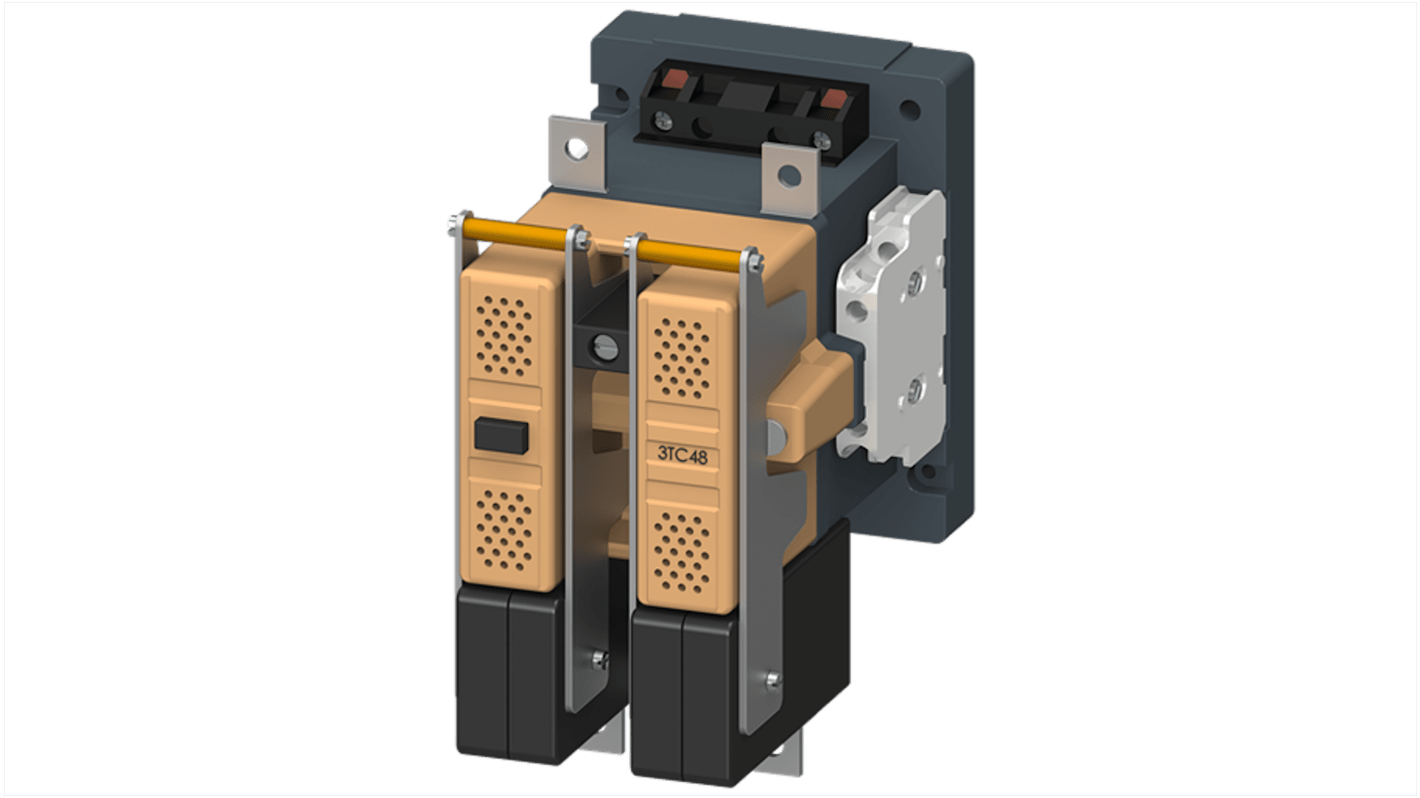 Siemens SIRIUS 3TC4 Contactor, 110 → 132 V ac Coil, 2-Pole, 75 A, 2NC + 2NO