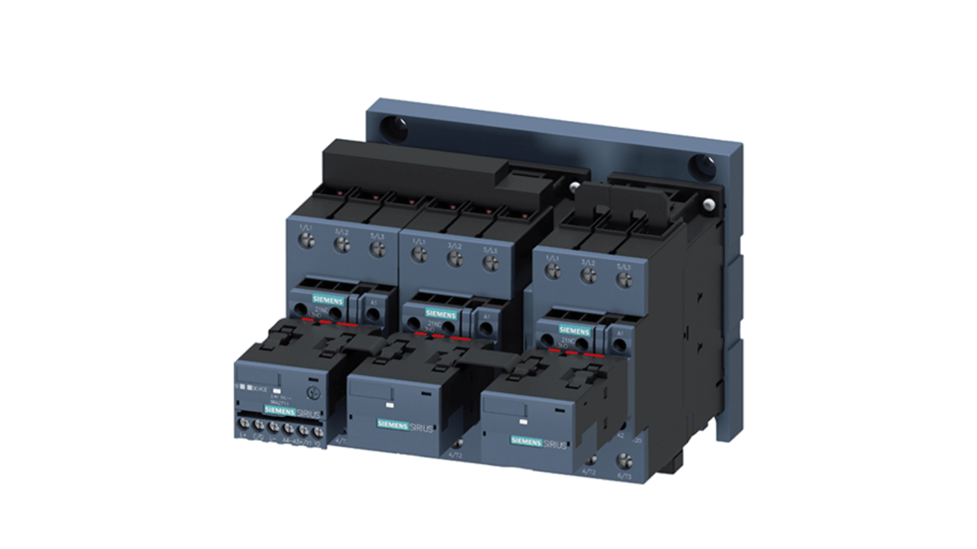 Stycznik 20 → 33 V AC/DC Siemens styki: 3 55 kW 115 A 3NO + 3NC 3RA2437-8XE32-1NB3