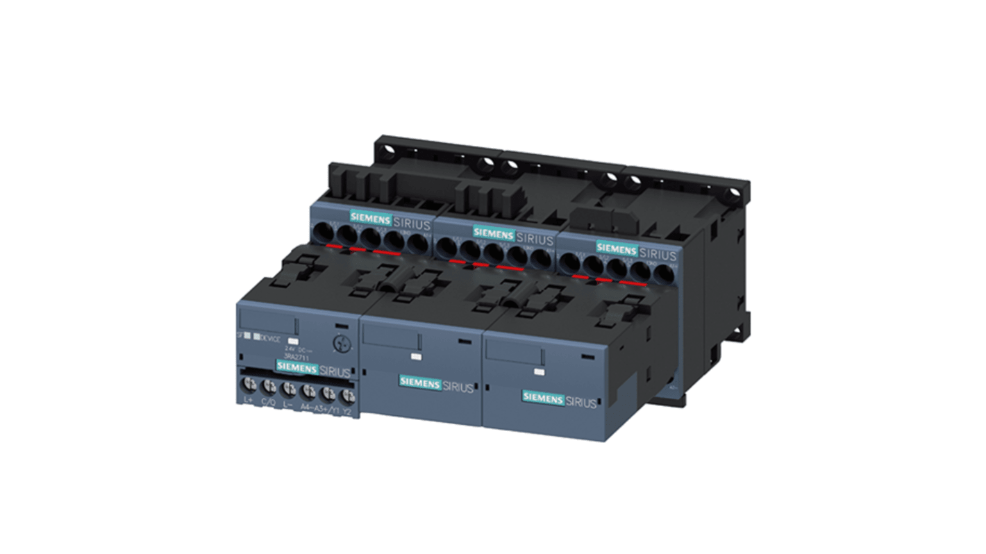 Stycznik 24 V DC Siemens styki: 3 11 kW 25 A 3NO + 3NC 3RA2417-8XE31-1BB4