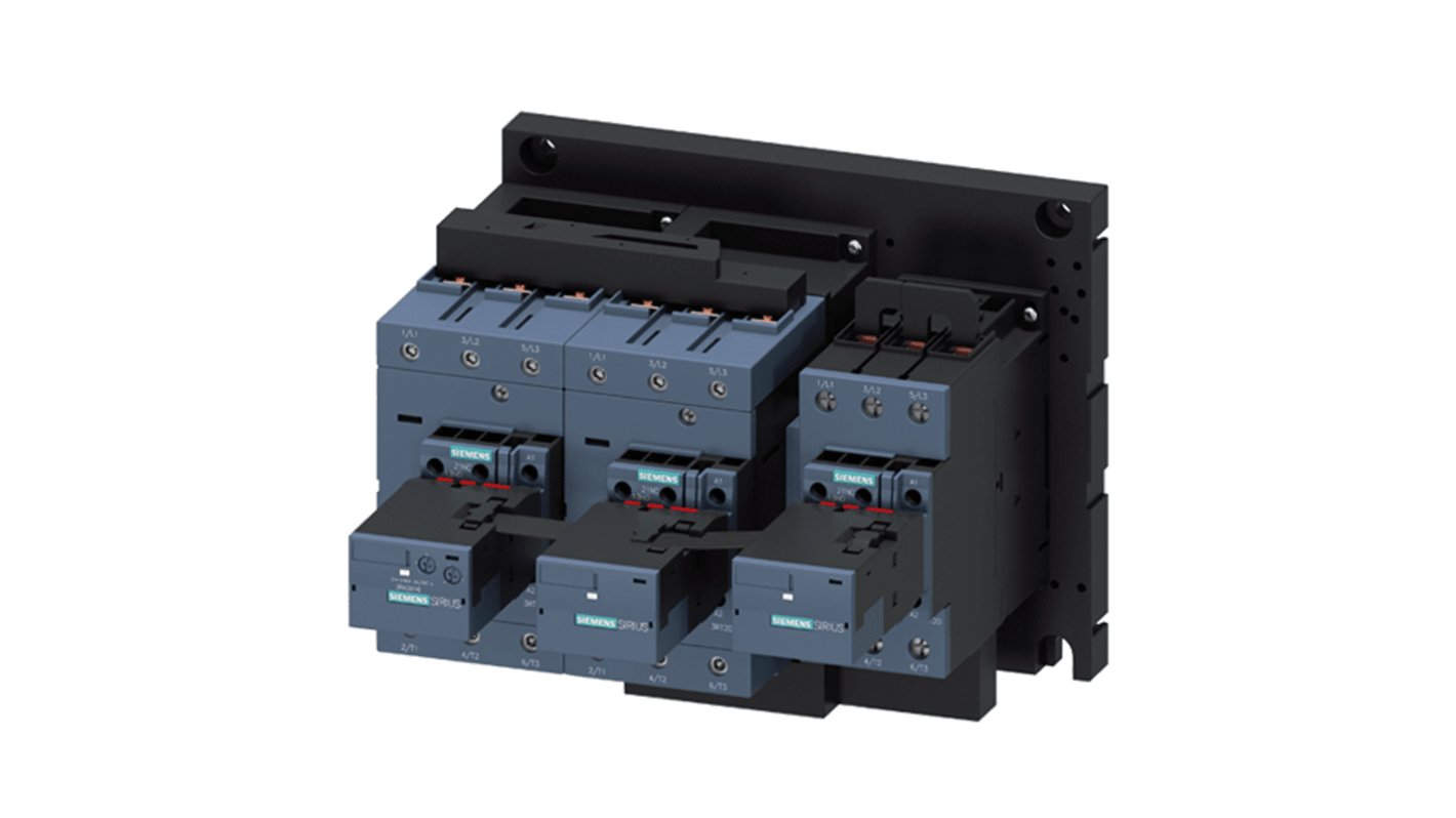 Stycznik 24 V Siemens styki: 3 90 kW 160 A 3NO + 3NC 3RA2446-8XF32-1AC2