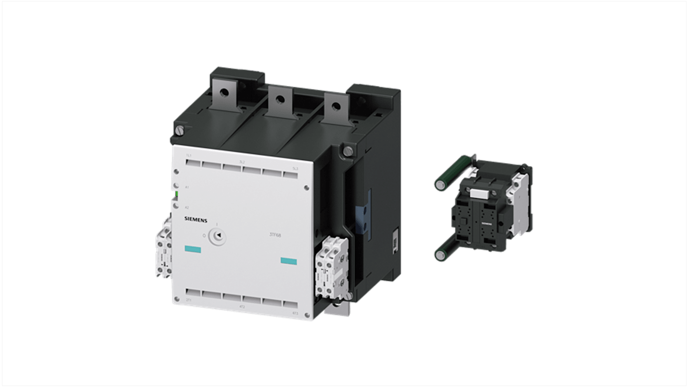 Stycznik 220 → 240 V AC Siemens styki: 3 335 kW 630 A 3NC + 3NO 3TF6833-1QL7
