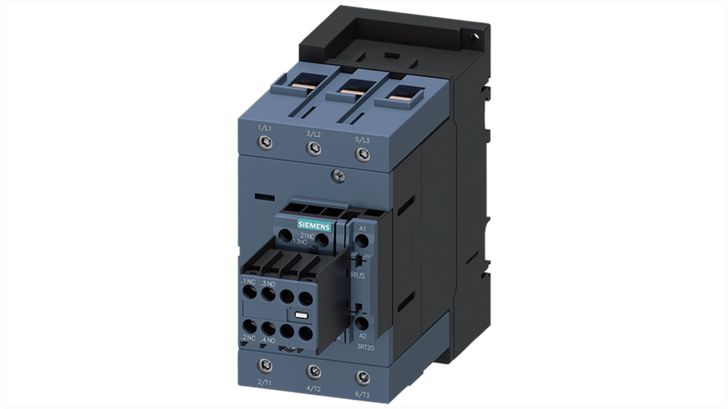Stycznik 33 V Siemens styki: 3 55 kW 10 A NO/NC 3RT2047-1NB34