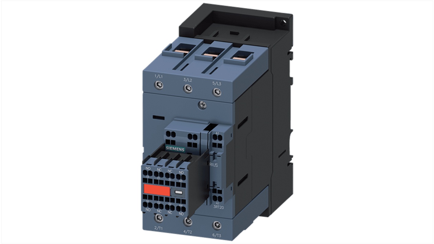 Stycznik 33 V Siemens styki: 3 55 kW 130 A NO/NC 3RT2047-3NB34-3MA0
