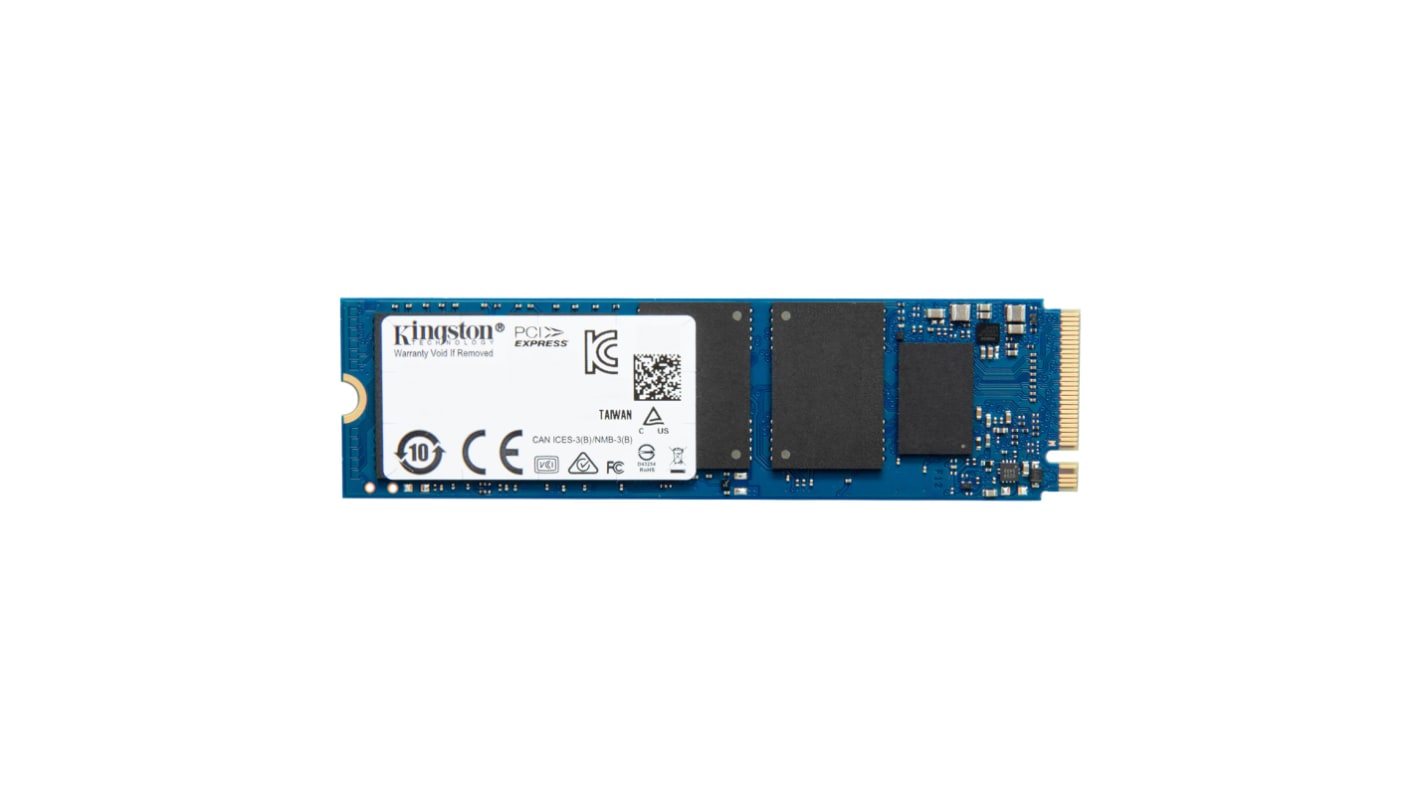 Kingston 128GB固态硬盘 SSD, PCIe Gen 4.0 x4 NVMe接口, 工业用, M.2 (2280), 工业设计, 3D TLC