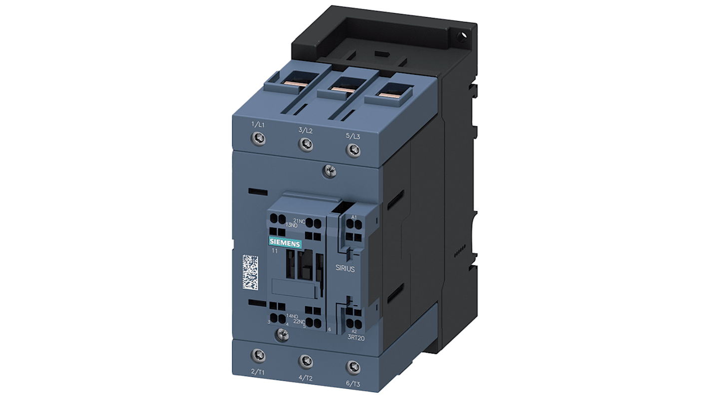 Stycznik 230 V Siemens styki: 3 37 kW 80 A 1 NO + 1 NC 3RT2045-3AL20-1AA0