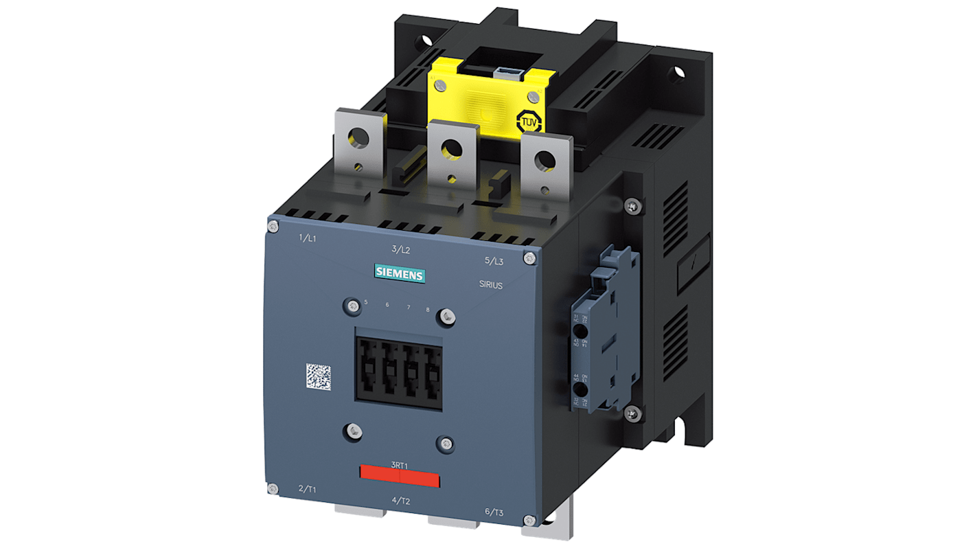 Stycznik 96 → 127 V Siemens styki: 3 200 kW 400 A 2 NO + 2 NC 3RT1075-6SF36-3PA0