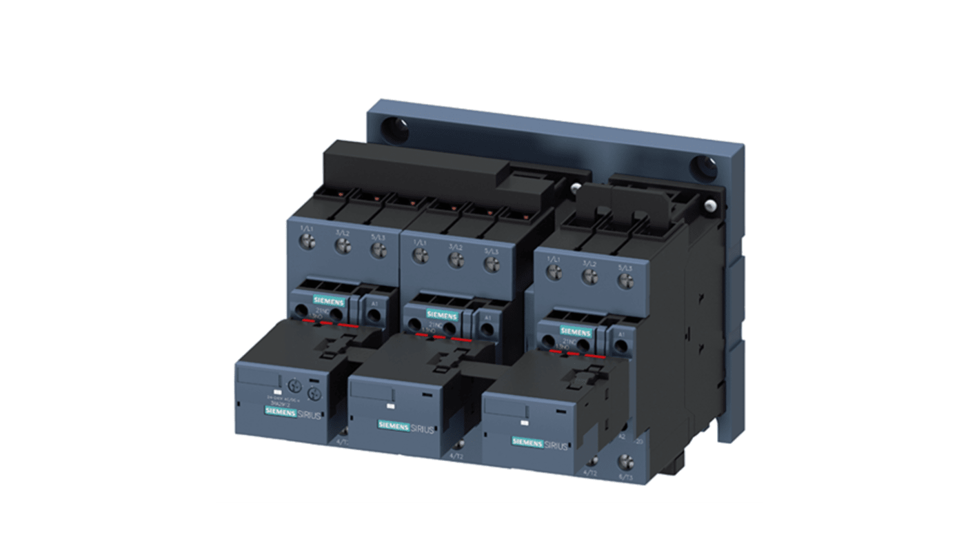 Stycznik 20 → 33 V Siemens styki: 3 55 kW 115 A 3NO + 3NC 3RA2437-8XF32-1NB3