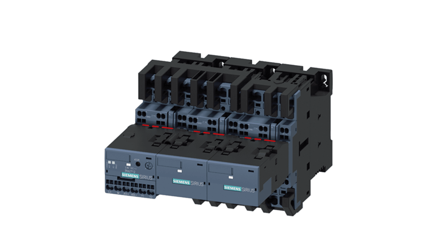 Stycznik 24 V DC Siemens styki: 3 15 kW 40 A 3NO + 3NC 3RA2425-8XH32-2BB4