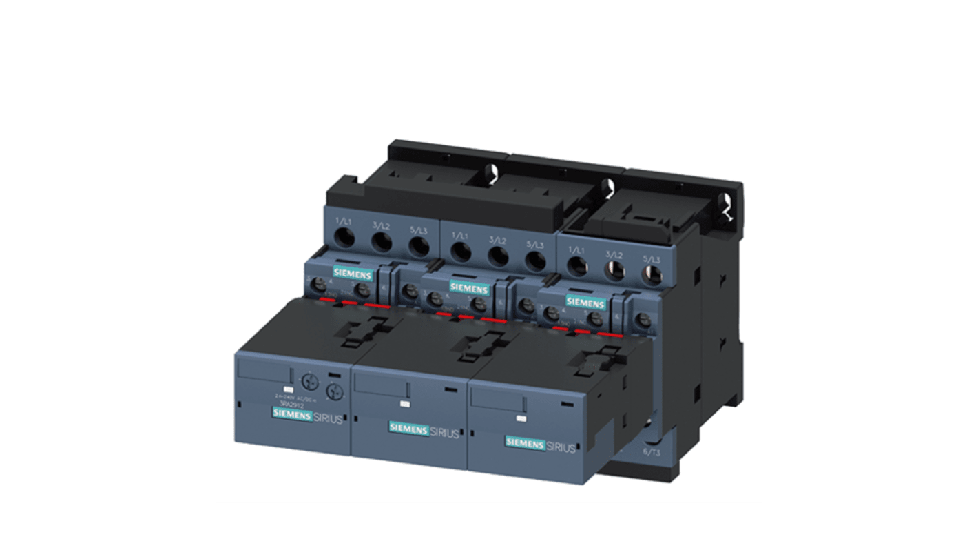 Stycznik 24 V Siemens styki: 3 15 kW 40 A 3NO + 3NC 3RA2425-8XF32-1AC2