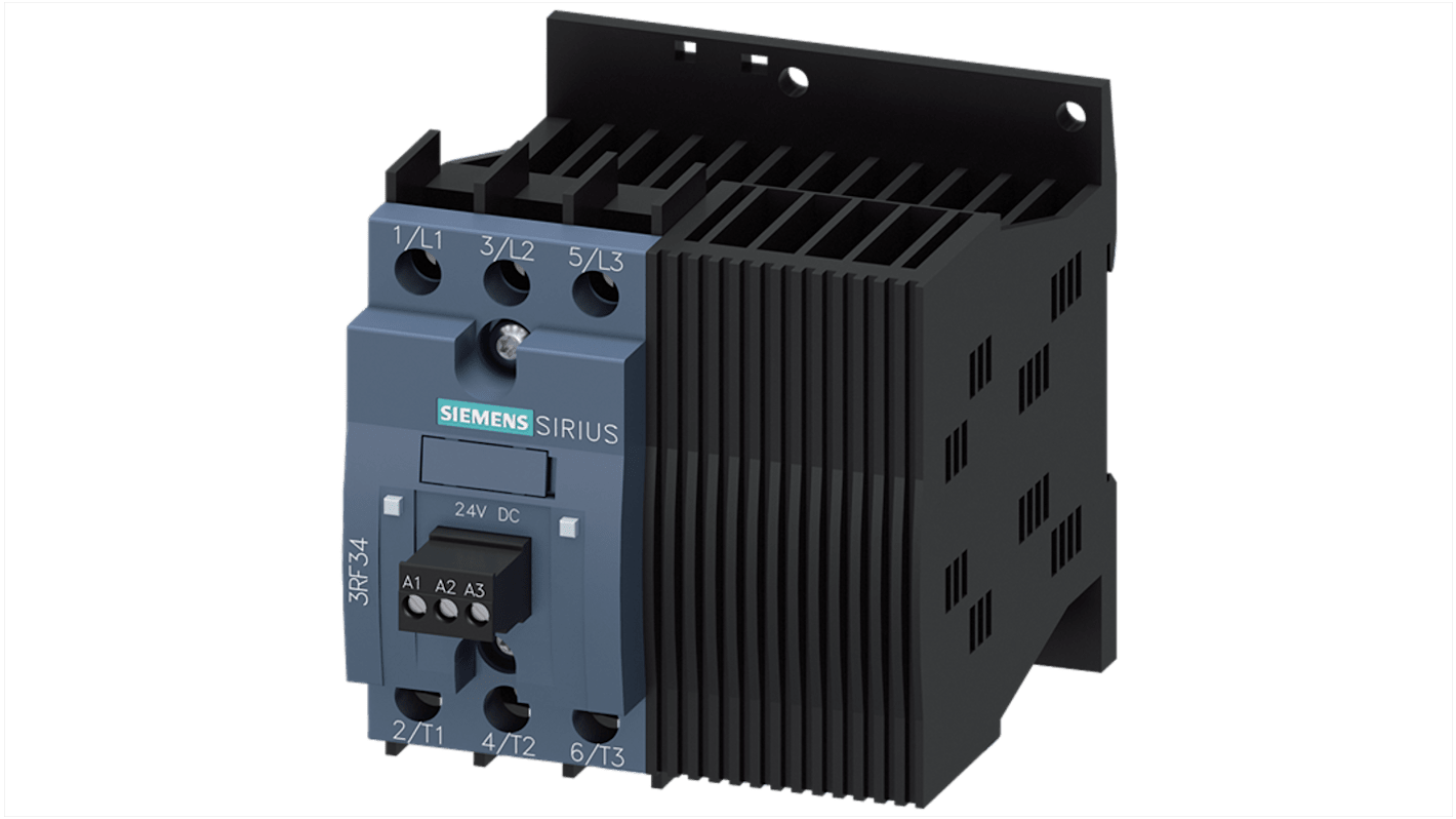Stycznik 24 V DC Siemens styki: 3 7,4 A 2NO 3RF3410-1BD04