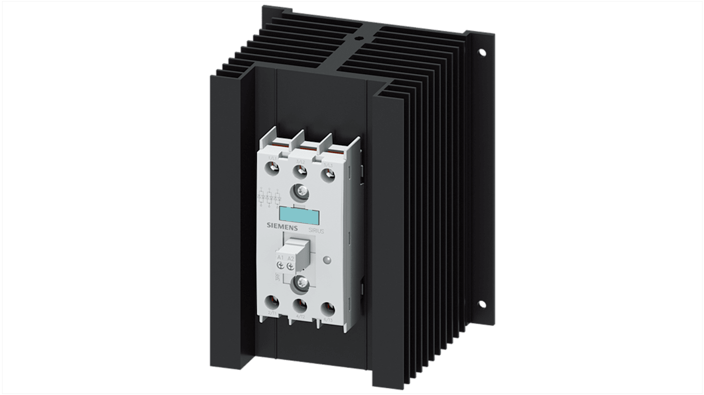 Siemens SIRIUS 3RF2 Contactor, 110 V Coil, 3-Pole, 50 A, 3NO, 600 V