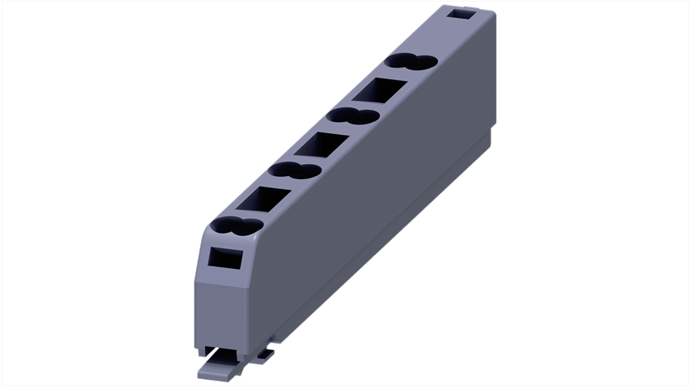 Siemens 3ZY1141 Series Terminal Block, Spring Terminal Termination