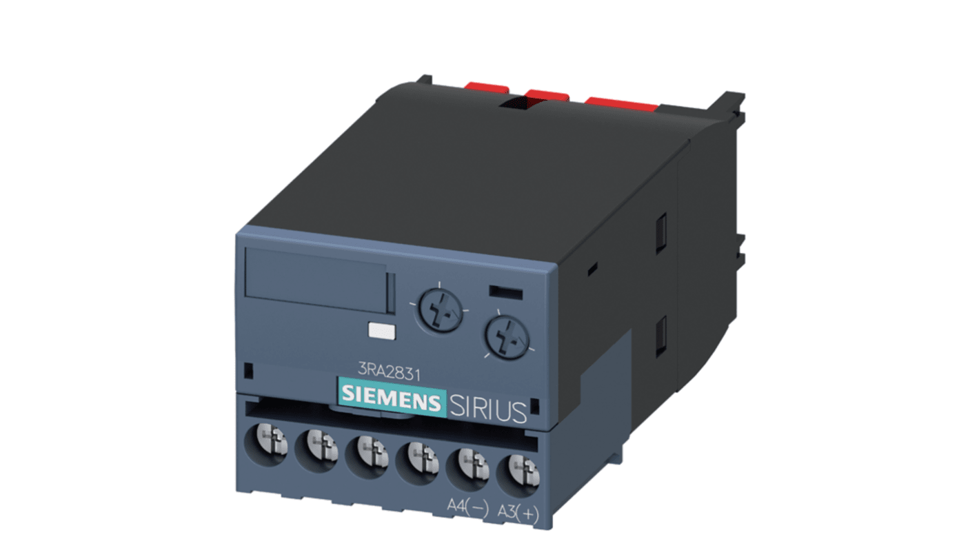 Siemens 断电延时时间继电器, 24 → 90V 交流/直流电源, 0.05 → 100s范围