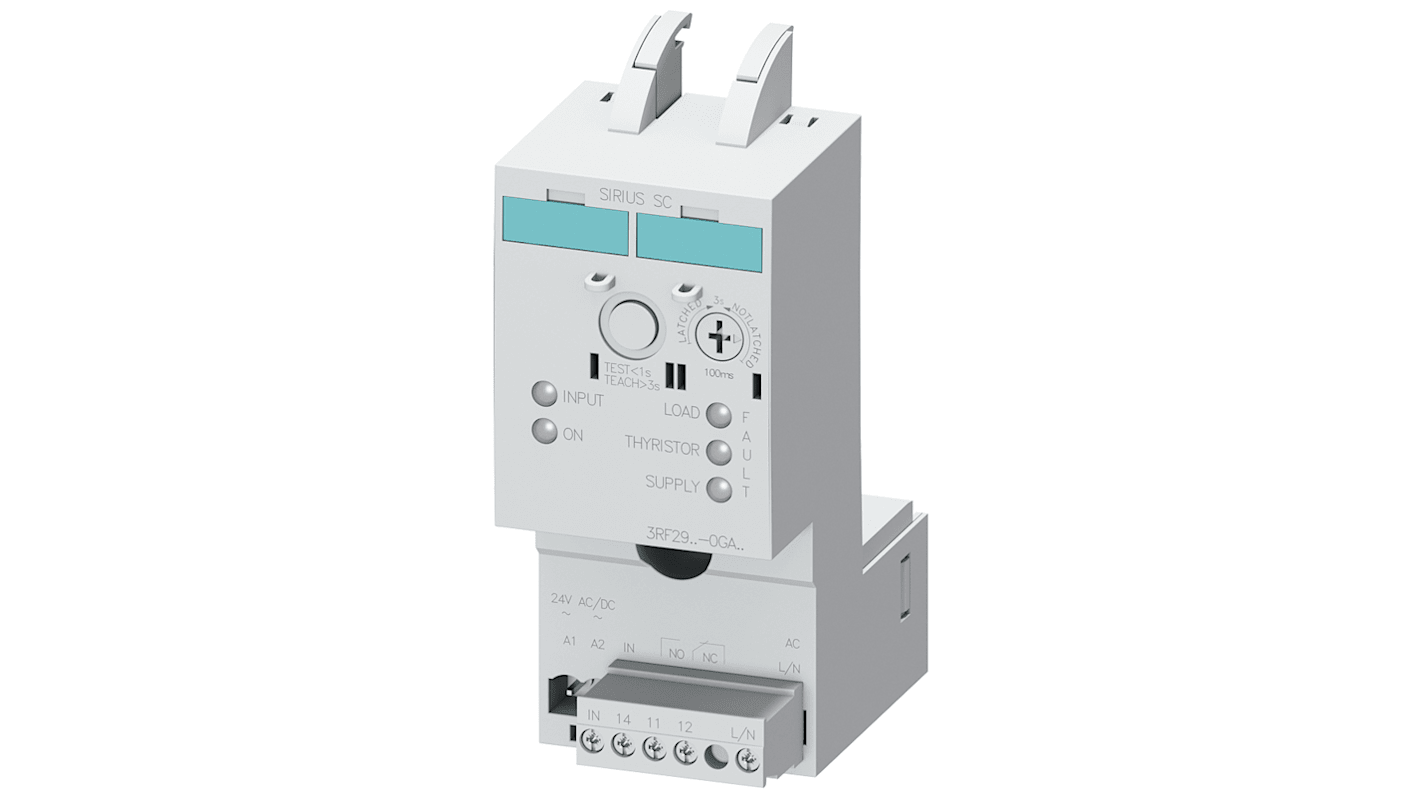 Siemens SIRIUS Aditional Load Block for use with Semiconductor Relay / Contactor, 600 V