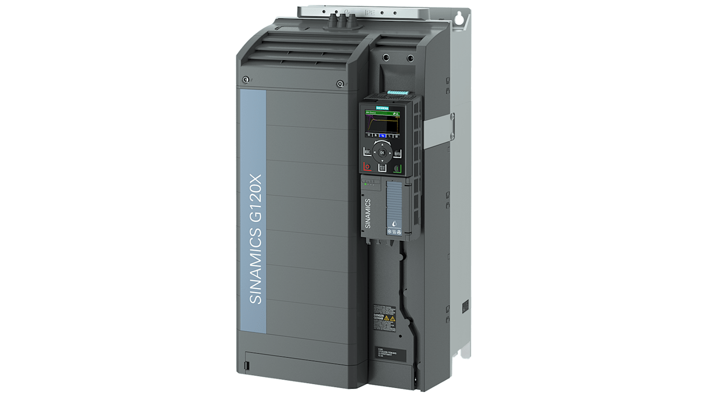 Siemens Inverter Drive, 22 kW, 3 Phase, 200 → 240 V, 76 A, G120X Series