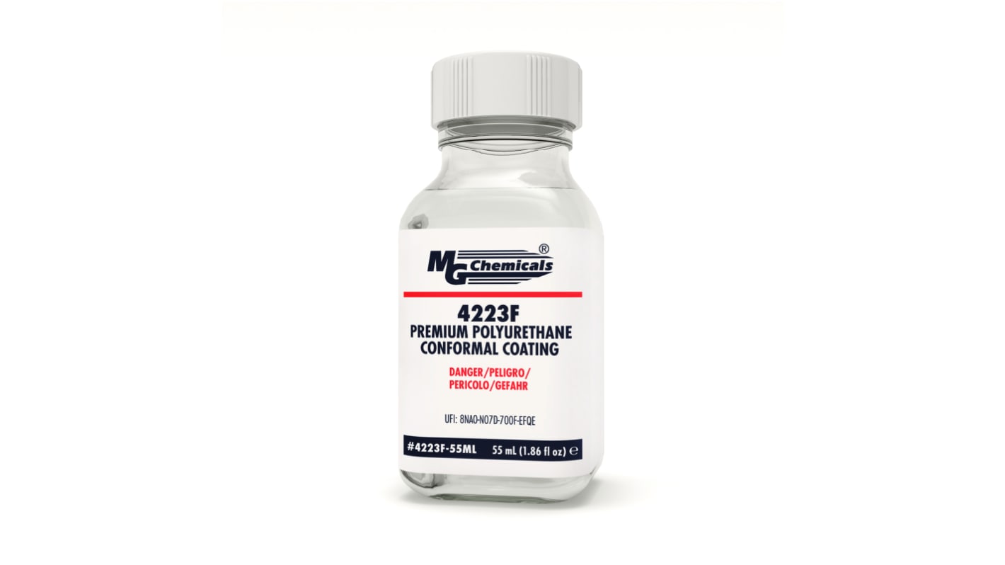 MG Chemicals Urethane Conformal Coating, 55 ml Can, -62°C min, +125°C max