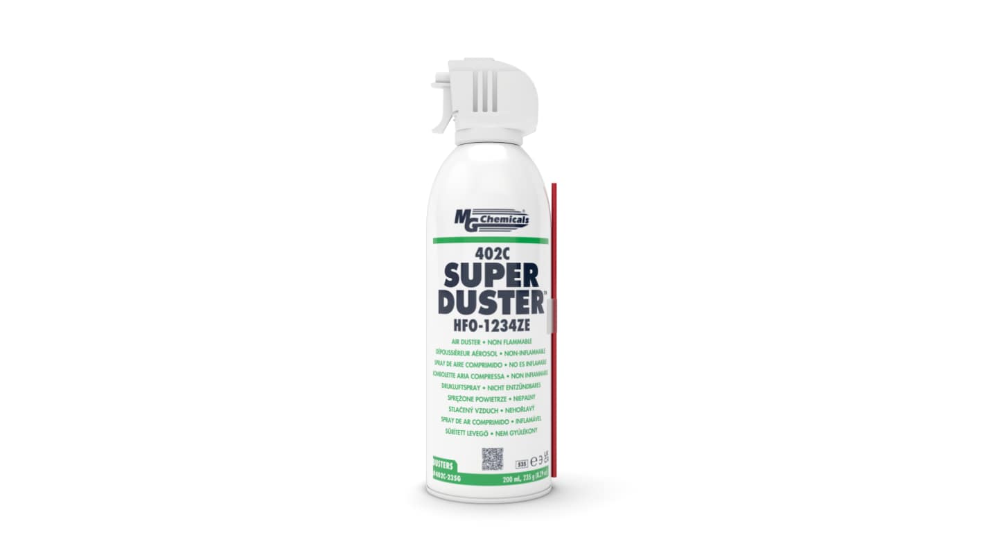 MG Chemicals Super Duster Überkopf Druckluftspray nicht entflammbar 235 g.