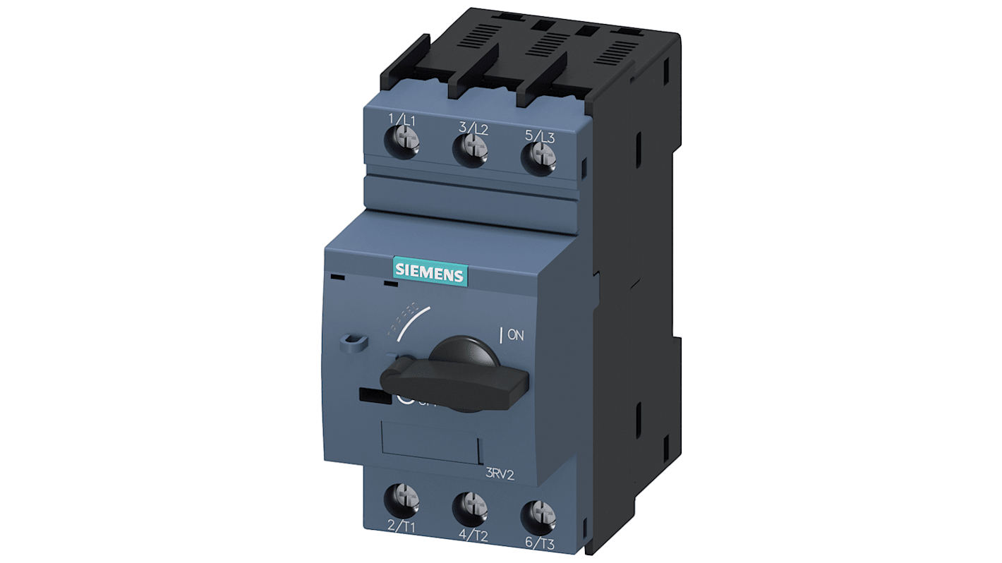 Interruttore automatico del motore Siemens, protezione 3RV2, 20 → 690 V, 40 A SIRIUS 3RV