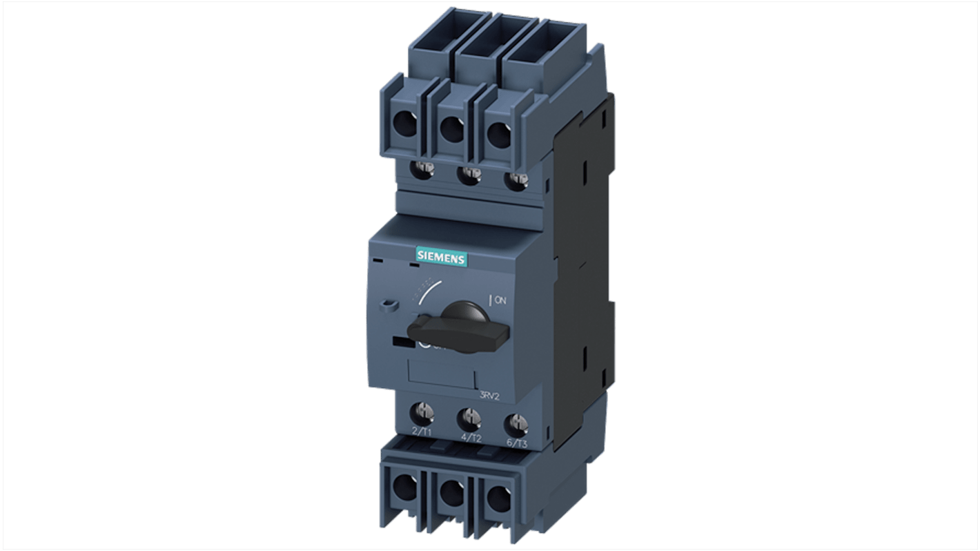 Siemens SIRIUS Electronic Circuit Breaker 800mA 3RV2, 3 channels , DIN Rail Mount