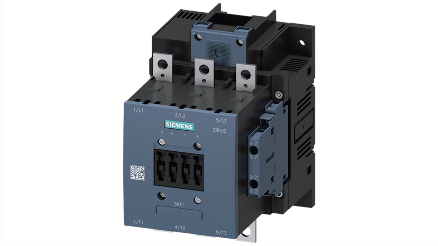 Stycznik 575 → 600 V Siemens styki: 3 90 kW 65 A 2 NO+2 NC