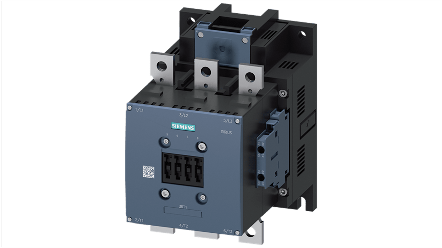 Stycznik 42 →48 V Siemens styki: 3 132 kW 265 A 2 NO + 2 NC 3RT1065-6AD36