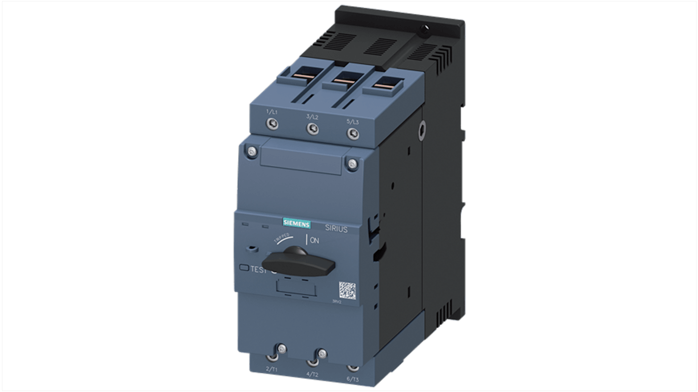 Siemens SIRIUS Electronic Circuit Breaker 84A 3RV2, 3 channels , DIN Rail Mount