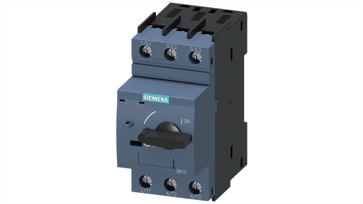 Siemens 3RV2 SIRIUS Lastkreisüberwachung 3, 630mA 100 kA, DIN-Schienen-Montage