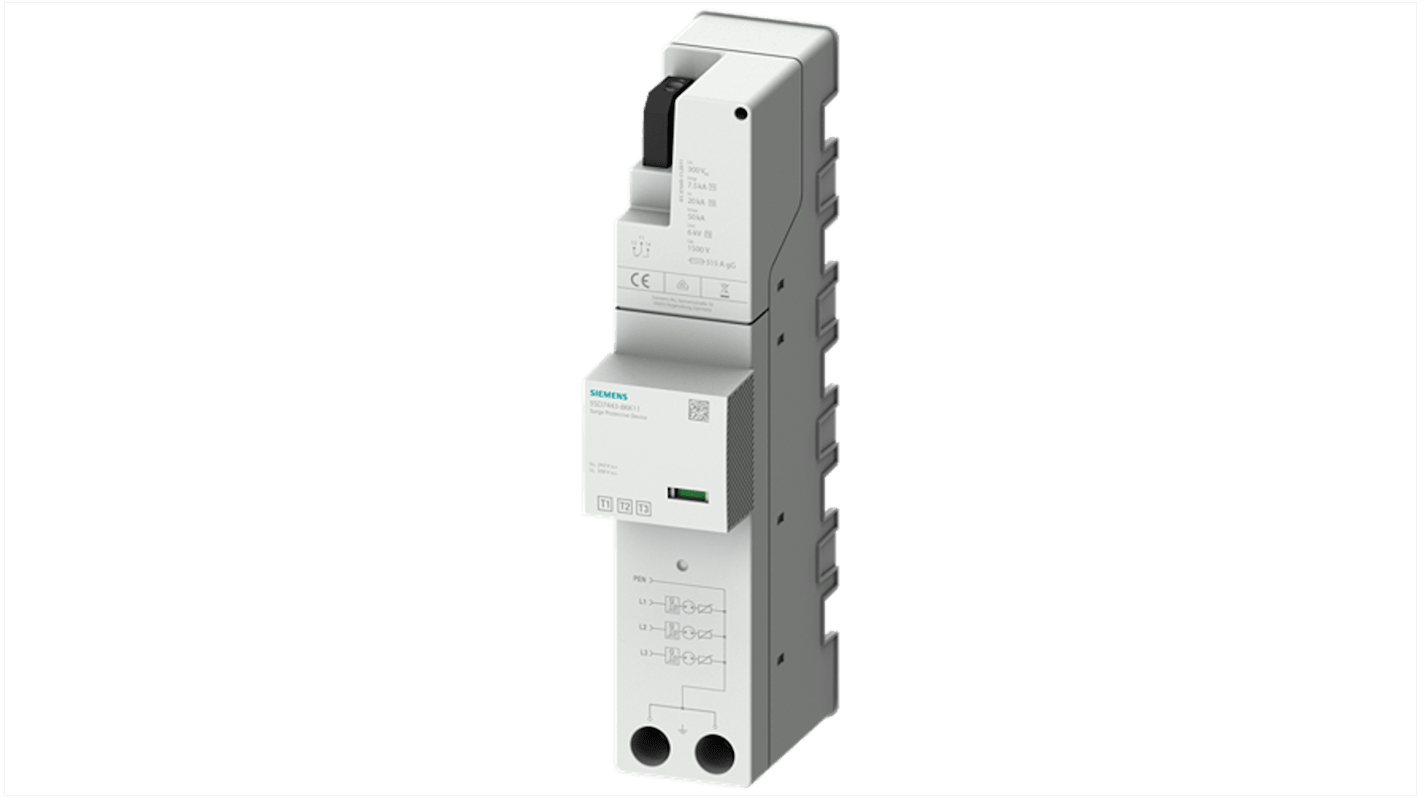 Dispositivo de protección frente a transitorios Siemens, Dispositivos de protección contra sobretensiones, 300 V, 50kA,