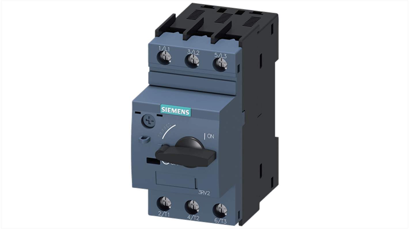 Siemens 3RV2 SIRIUS Lastkreisüberwachung 3, 200mA 100 kA, DIN-Schienen-Montage