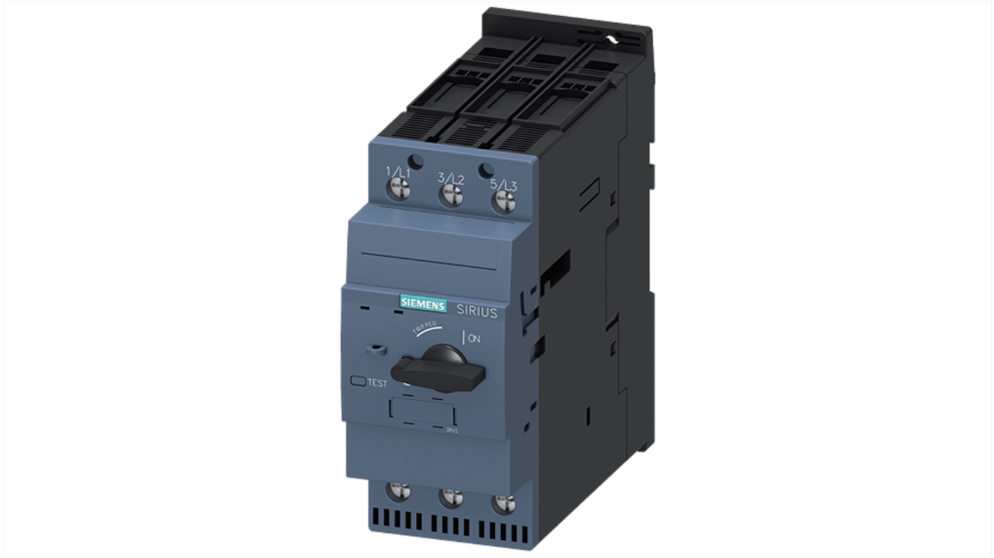 Siemens 3RV2 SIRIUS Lastkreisüberwachung 3, 14A 8 kA, DIN-Schienen-Montage