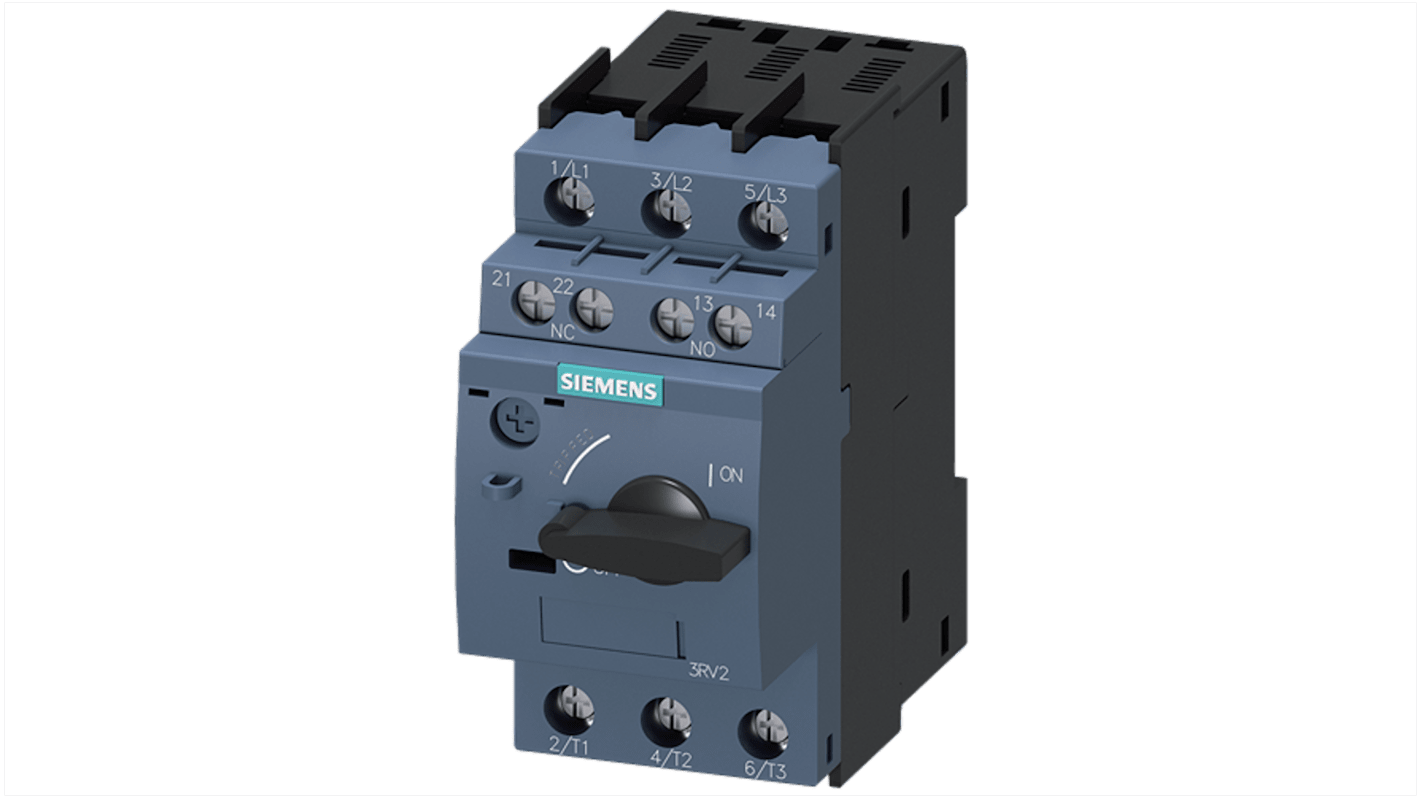 Interruttore automatico del motore Siemens, protezione 3RV2, 20 → 690 V, 32 A SIRIUS 3RV