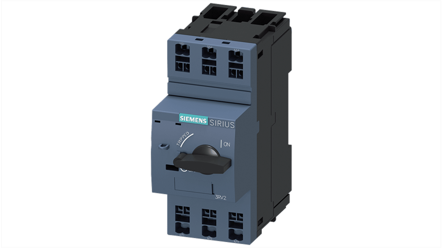 Siemens 3RV2 SIRIUS Lastkreisüberwachung 3, 400mA 100 kA, DIN-Schienen-Montage