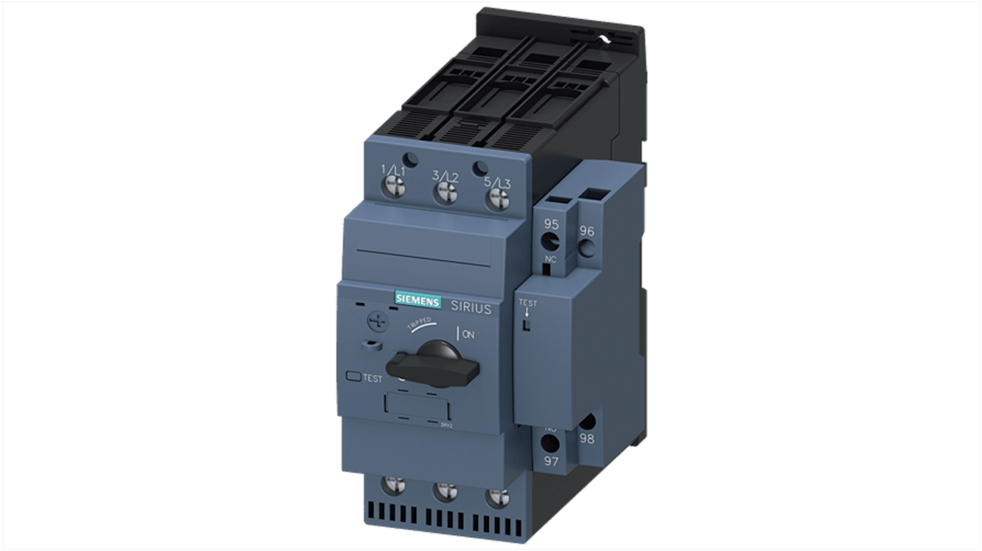 Siemens 65 A SIRIUS 3RV Motor Protection Circuit Breaker, 20 → 690 V