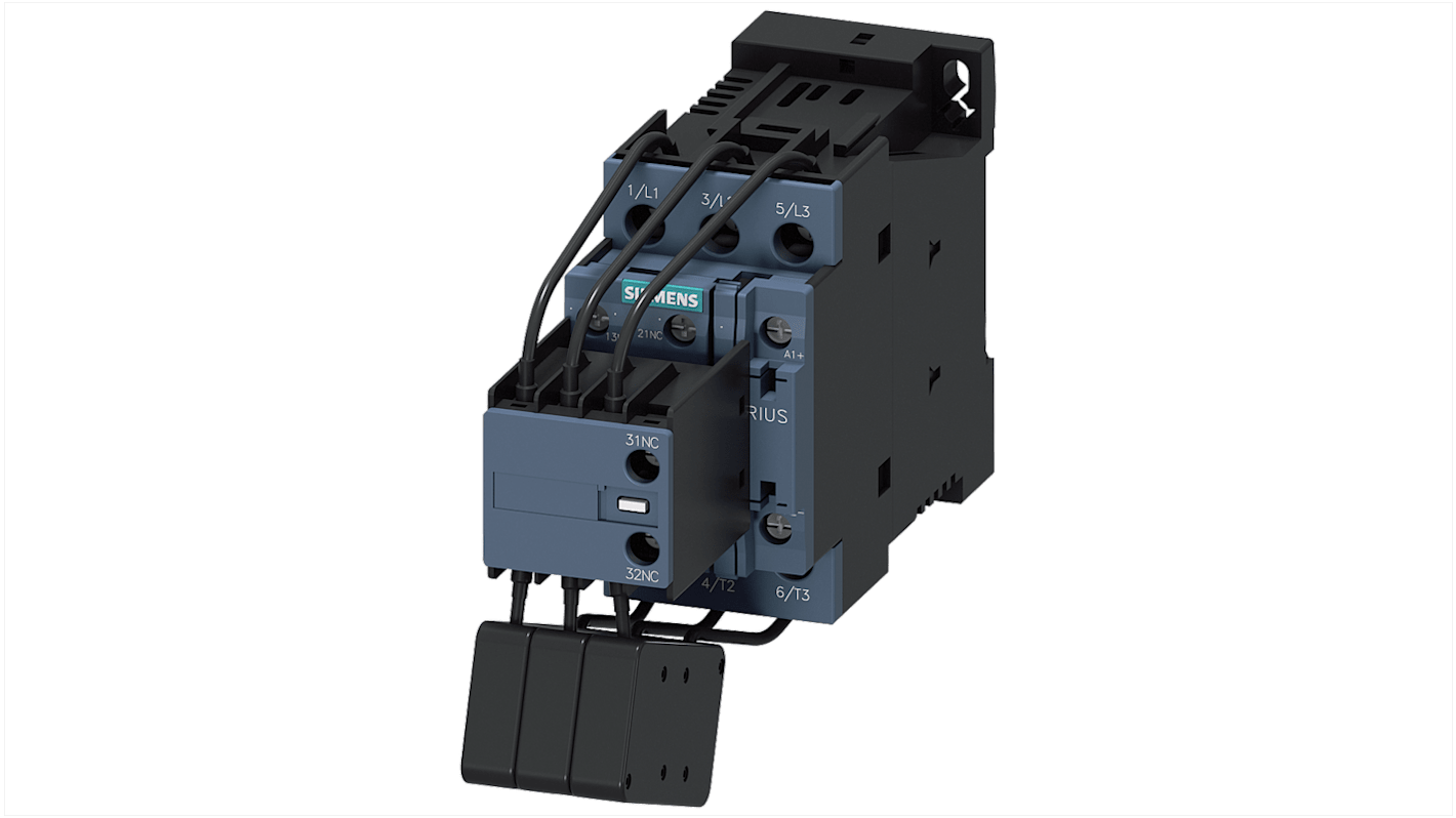 Stycznik 24 V Siemens styki: 3 25 kVAr 36 A 1 NO 3RT2627-1BB45
