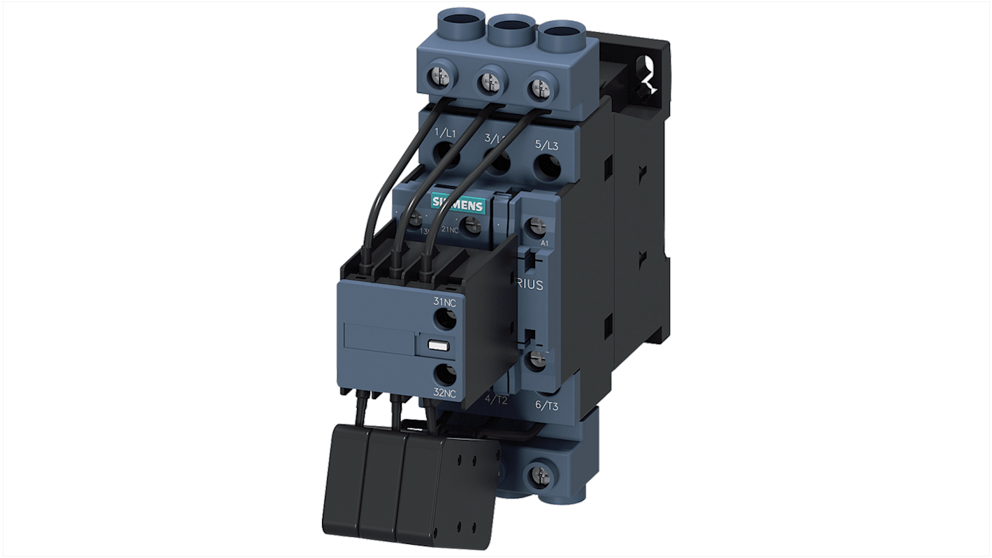 Stycznik 24 V Siemens styki: 3 33 kVAr 10 A 1 NO 3RT2628-1AB05