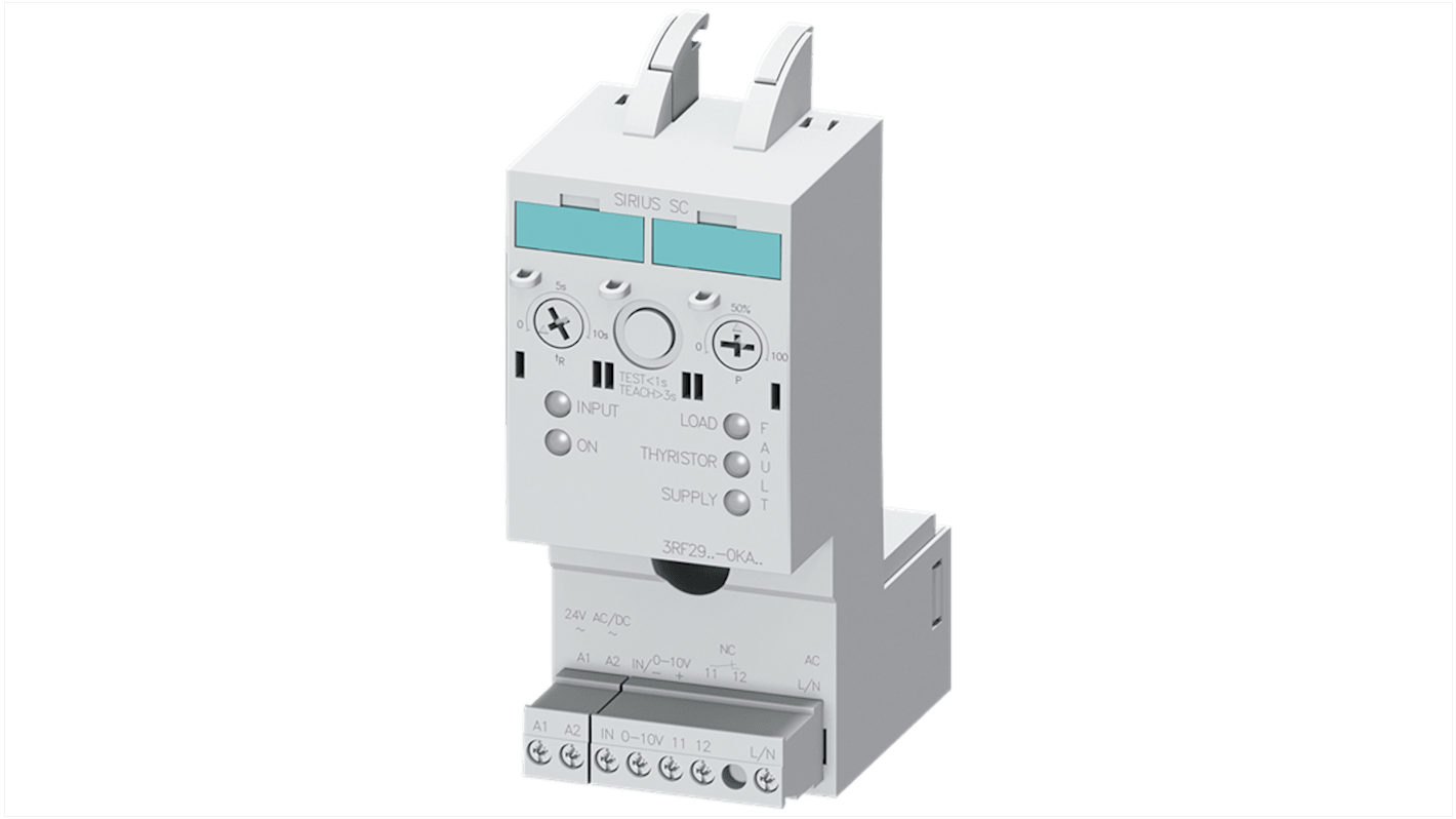 Rs-Online Regolatore di potenza Siemens 3RF2 110 → 230 V CA/CC 111.5 x 45 x 69.5mm