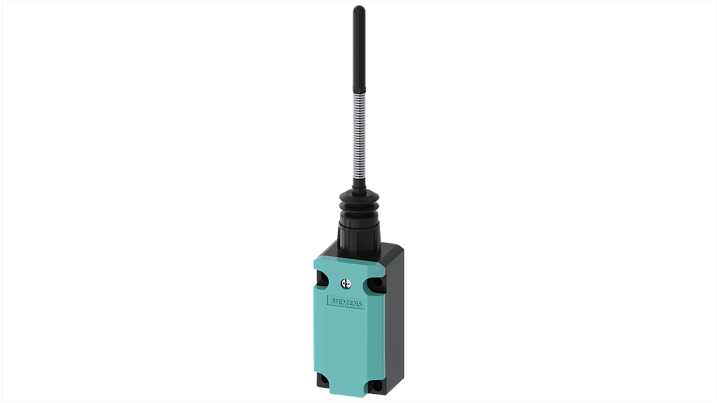 Interruttore di fine corsa Siemens, Asta a molla Leva, 400V, 10A, IP65, IP67